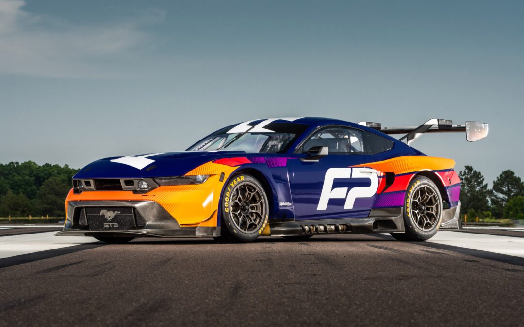 2024 Ford Mustang GT3 presentado en Le Mans .