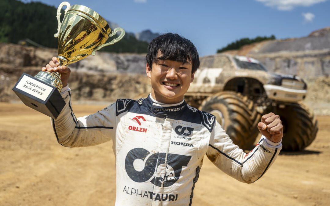 Yuki Tsunoda gana competencia de Monster truck a Max Verstappen. 5 (5)