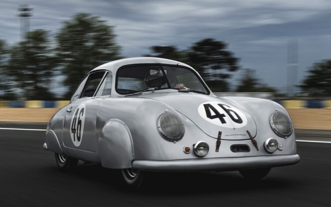 Porsche 356 SL, chasis 356/2-063, ganador de la clase en su debut en Le Mans en 1951.